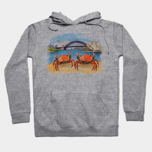 Crabs on Summer in Australia Hoodie